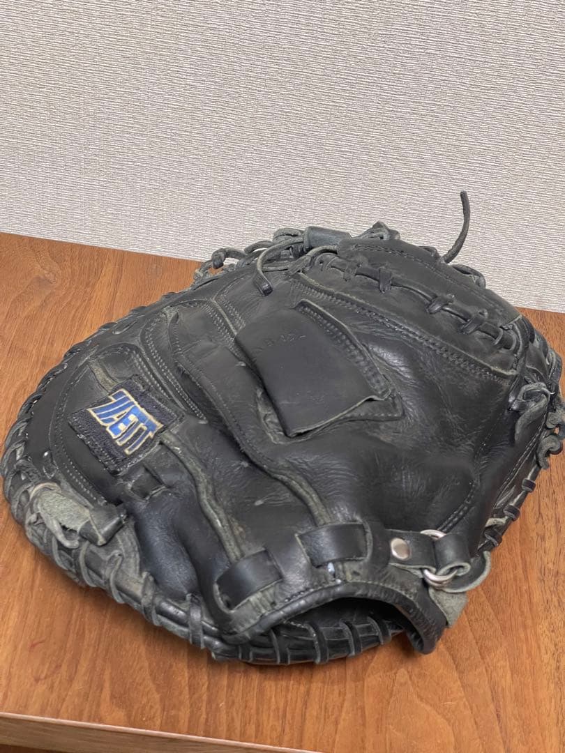 ZETT ゼット キャッチャーミット 軟式 ブラック 野球グローブ