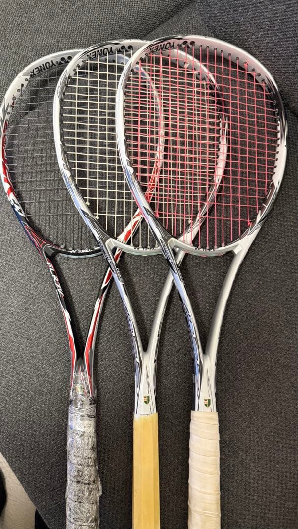 ソフトテニスラケット 3本セット