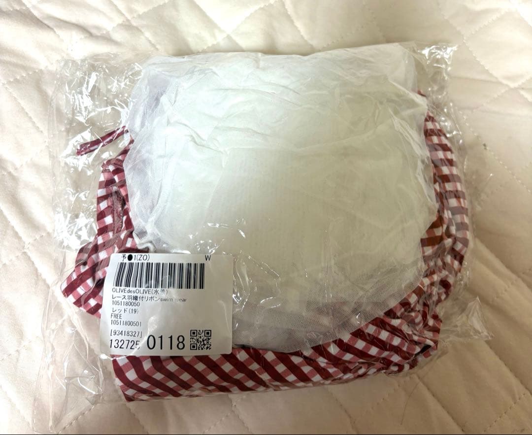 【新品未着用】OLIVE des OLIVE レース羽織付リボンswimwear