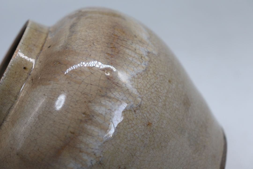 中国　清時代　哥釉壺　送料込み0807