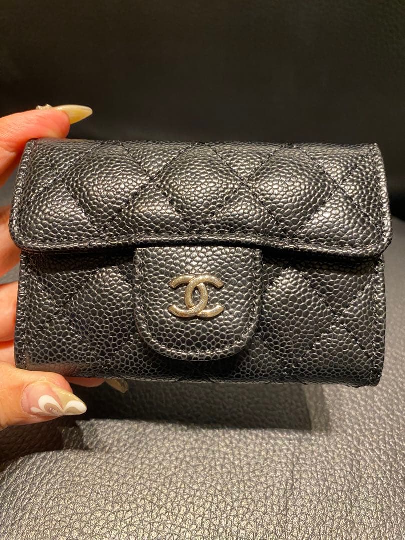 CHANELケース ブラック シルバー ノベルティ