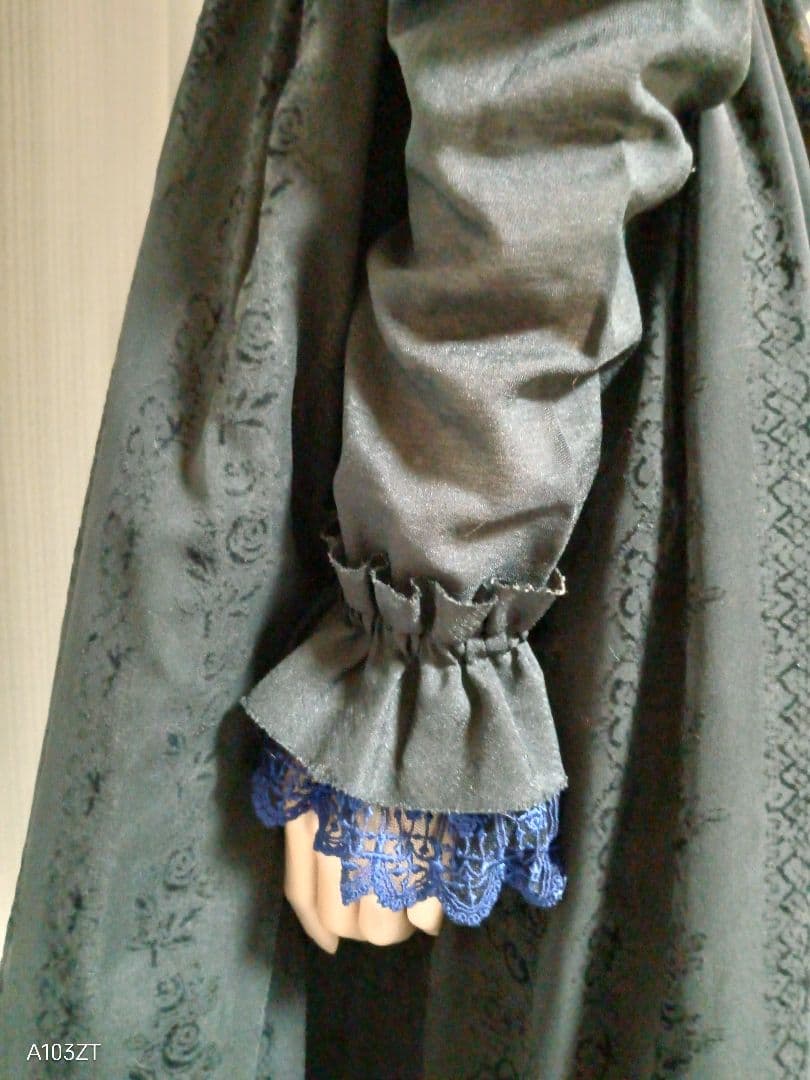 す*︎様 Moi-meme-Moitie 薔薇シフォンワンピース アームカバー