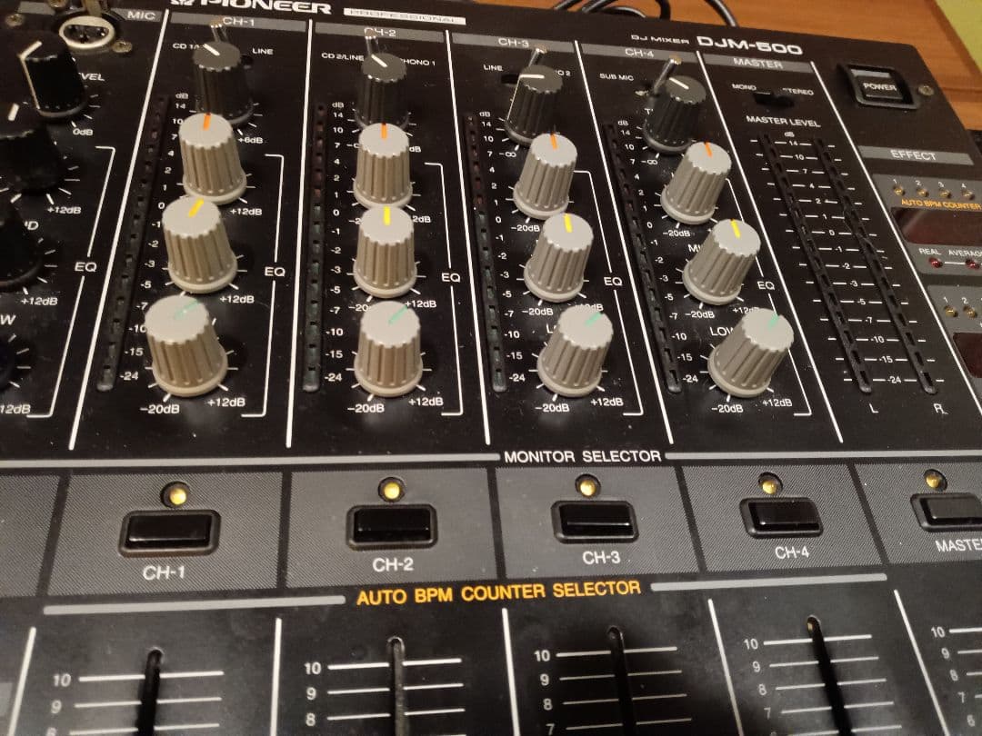 名機!!●抜群音質●Pioneer DJM-500●動作品●