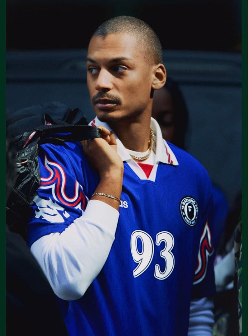 ウェア A BATHING APE x adidas Flame Jersey XL