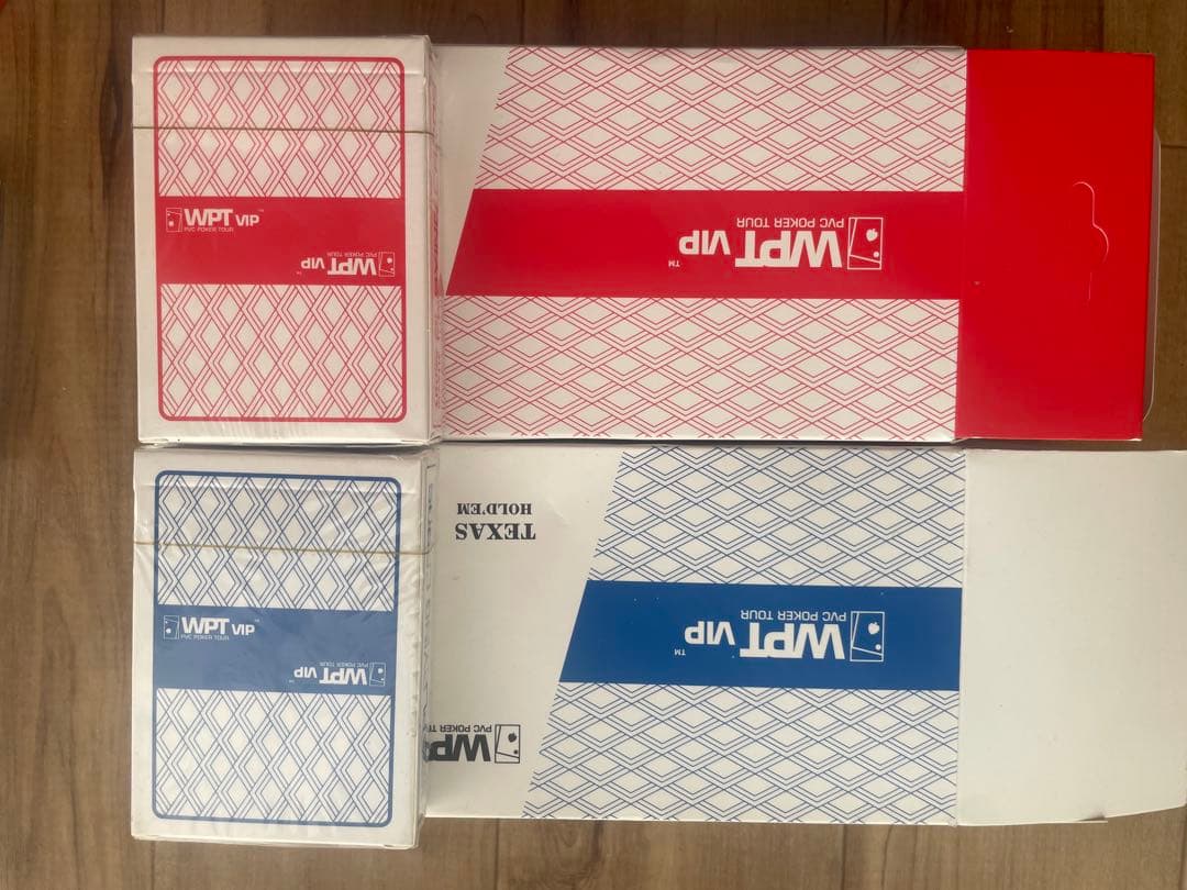 ハピネスさん専用出品　WPT専用トランプ　赤青50個ずつ