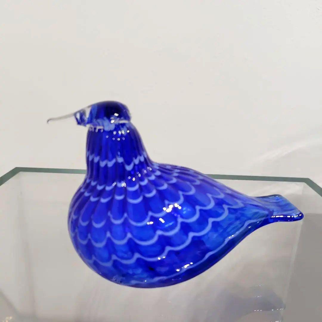 イッタラ　オイバトイッカ　バード　oiva toikka　Blue Bird