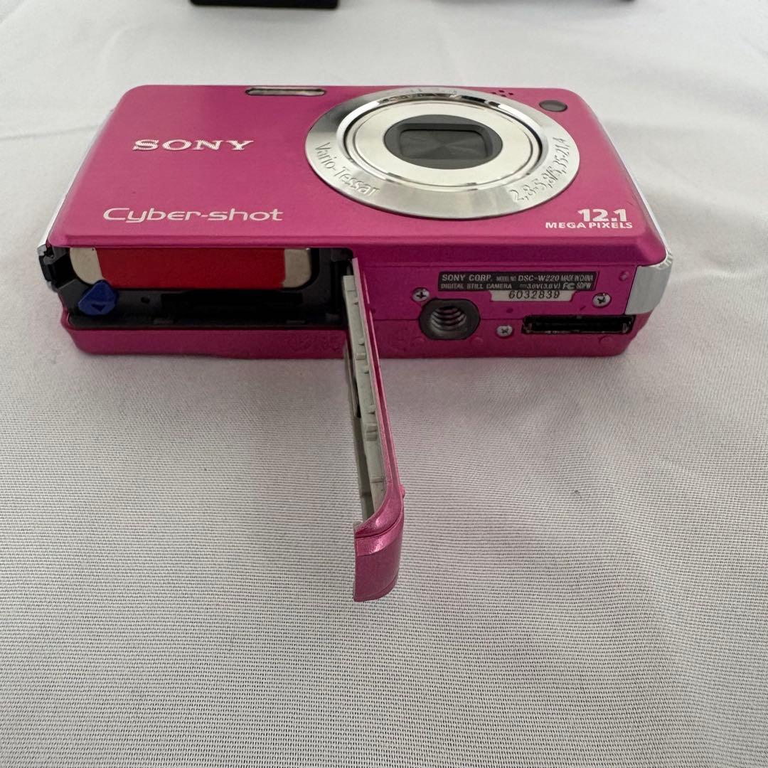 動作品 SONY Cyber-shot DSC-W220 ピンク デジタルカメラ