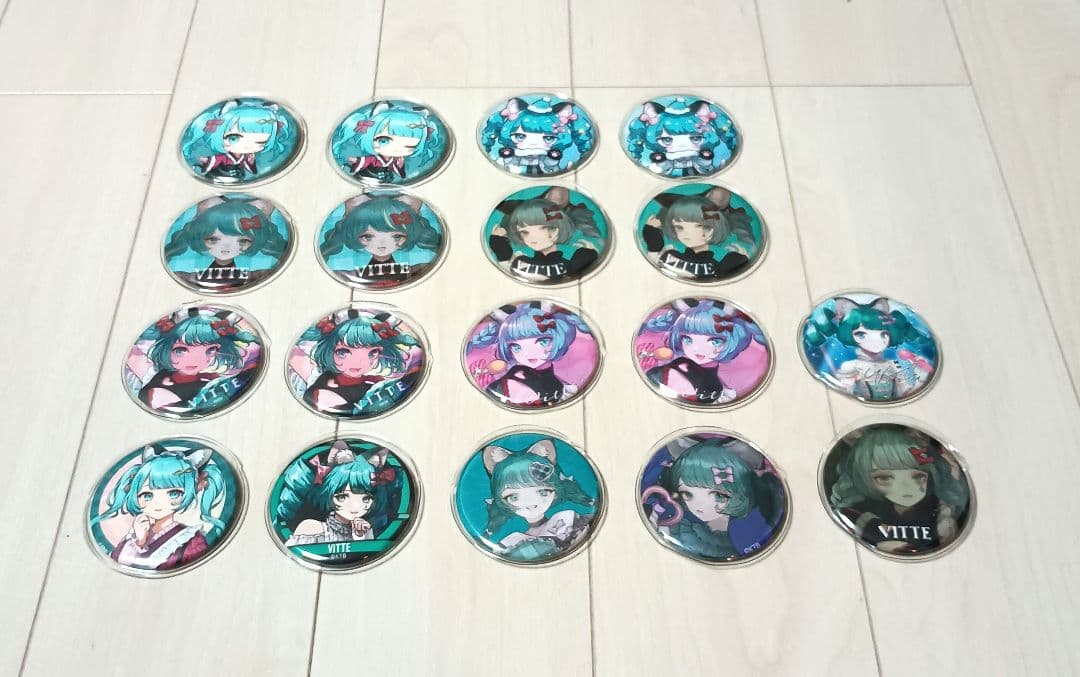 VALIS　ヴァリス　ヴィッテ　缶バッジ　18個セット