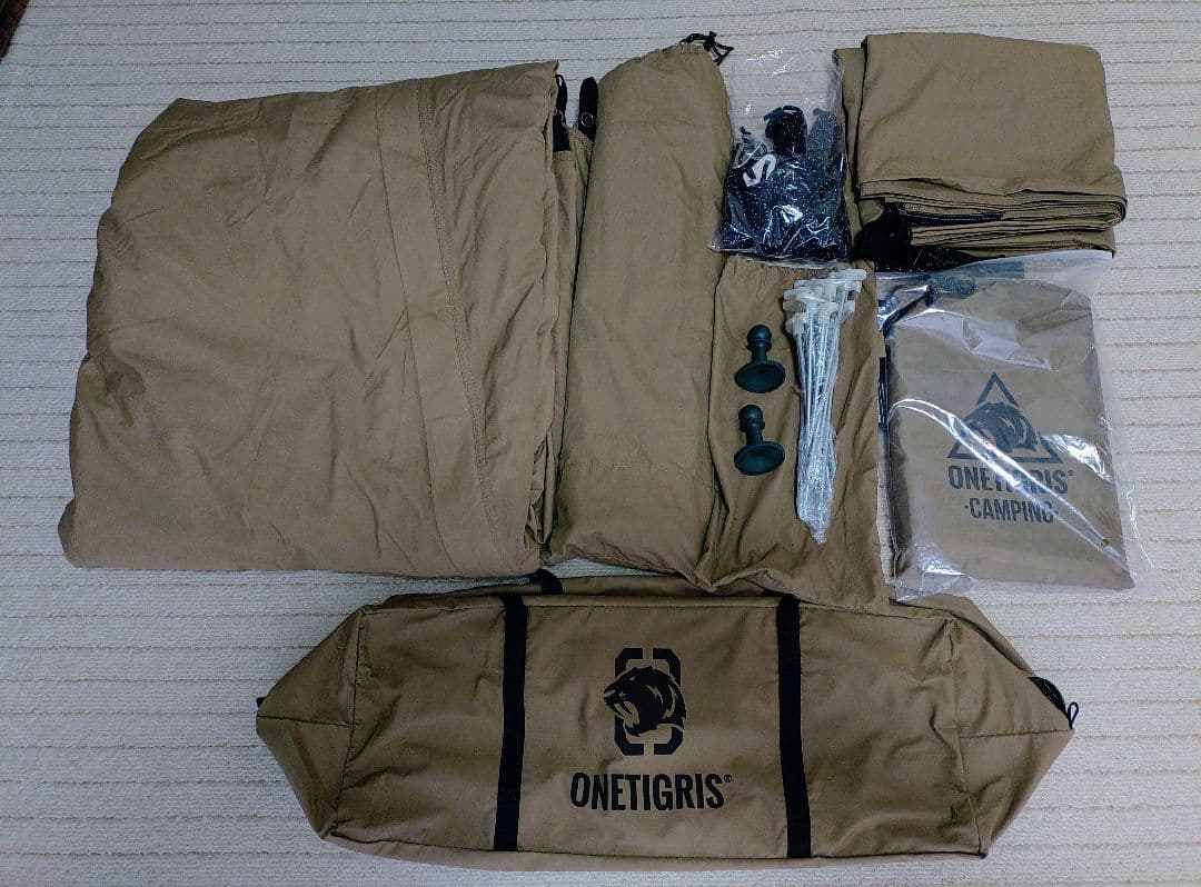 極美品 OneTigris ソロホームステッド TC ・OPグランドシート新品付