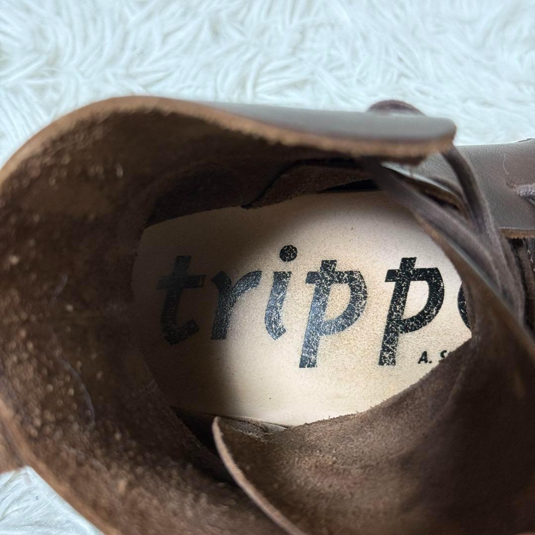 極美品✨trippen NOMAD WAW カーフレザー　ブーツ 38 ドイツ製