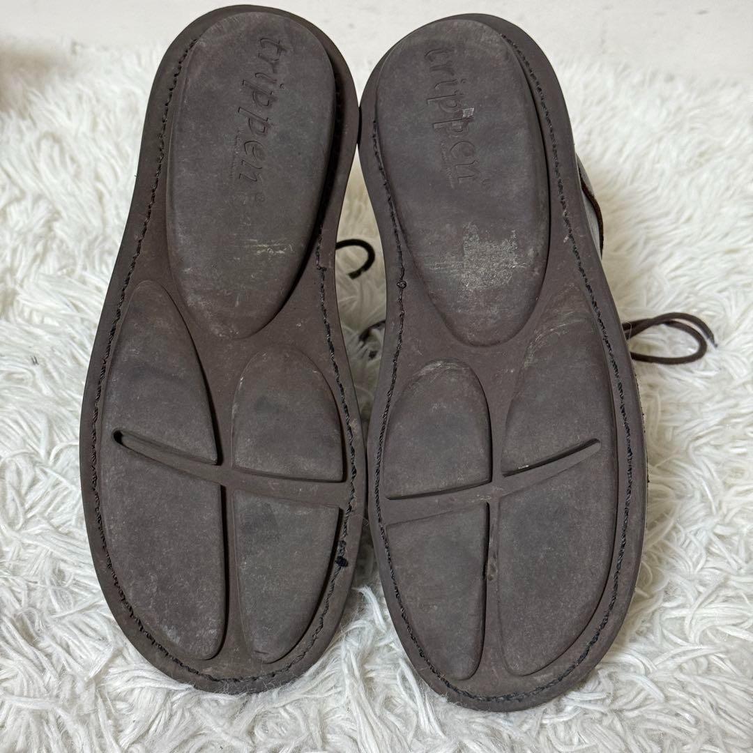 極美品✨trippen NOMAD WAW カーフレザー　ブーツ 38 ドイツ製