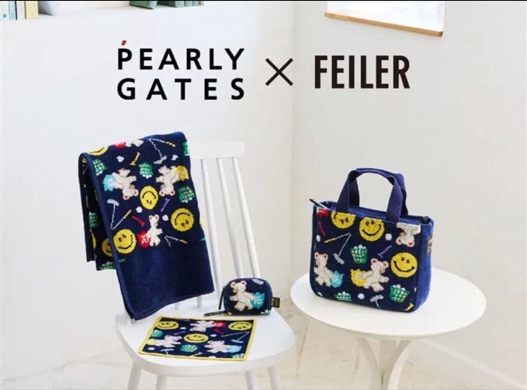 パーリーゲイツ　フェイラーコラボ カートバッグ　ゴルフバッグ　ラウンドバッグ