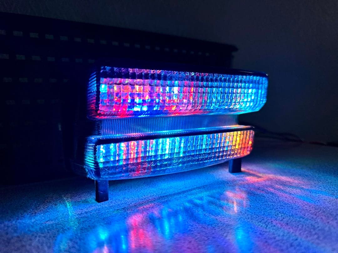 XJR400 4HM クリアテール RGB LED 切替スイッチ