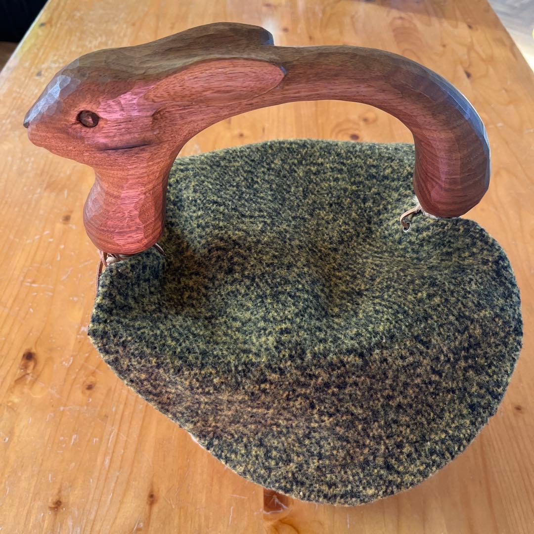 なべちゃん　KIATA ウサギのかごバッグ