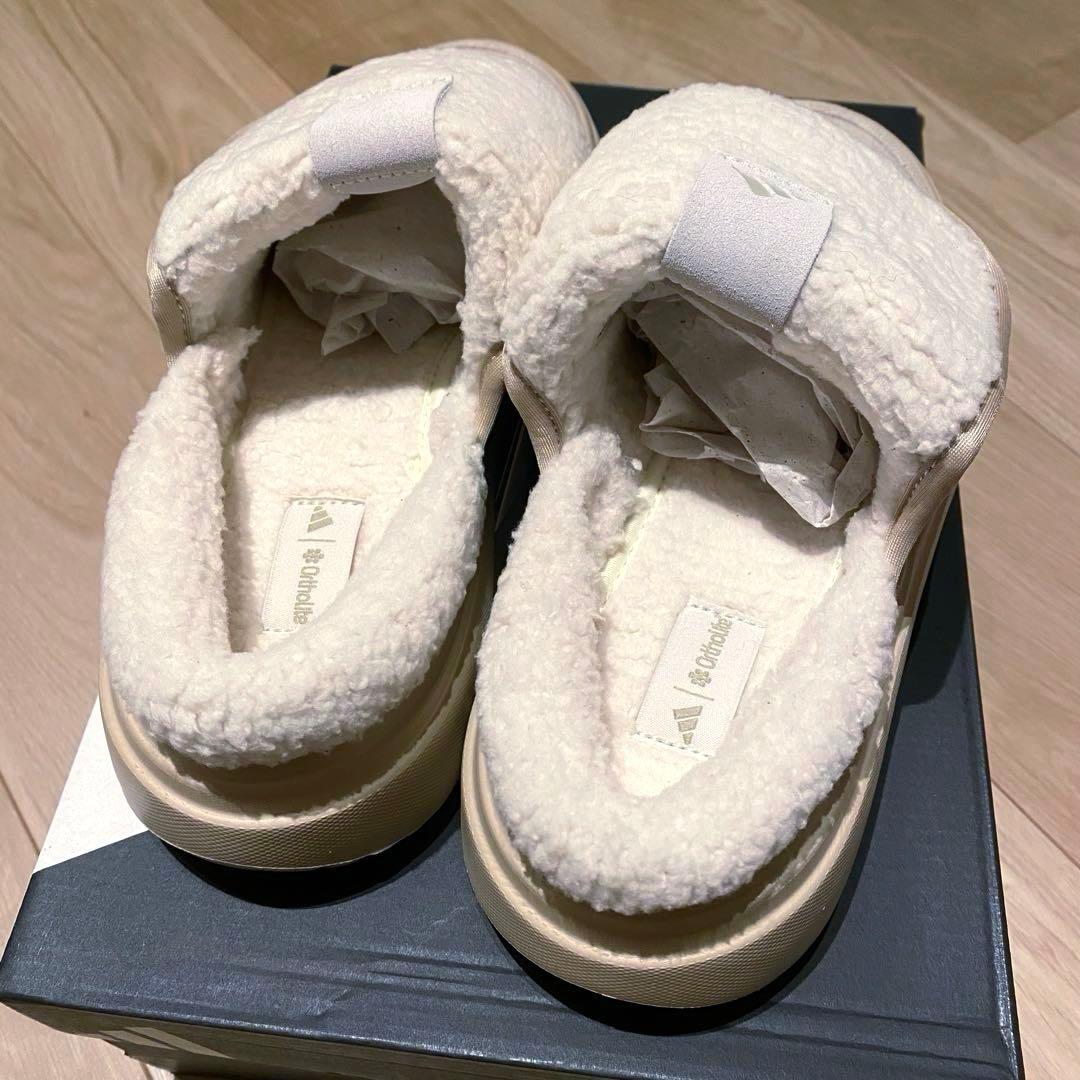 新品未使用【韓国限定】23.5 adidas グランドコートミュール ベージュ