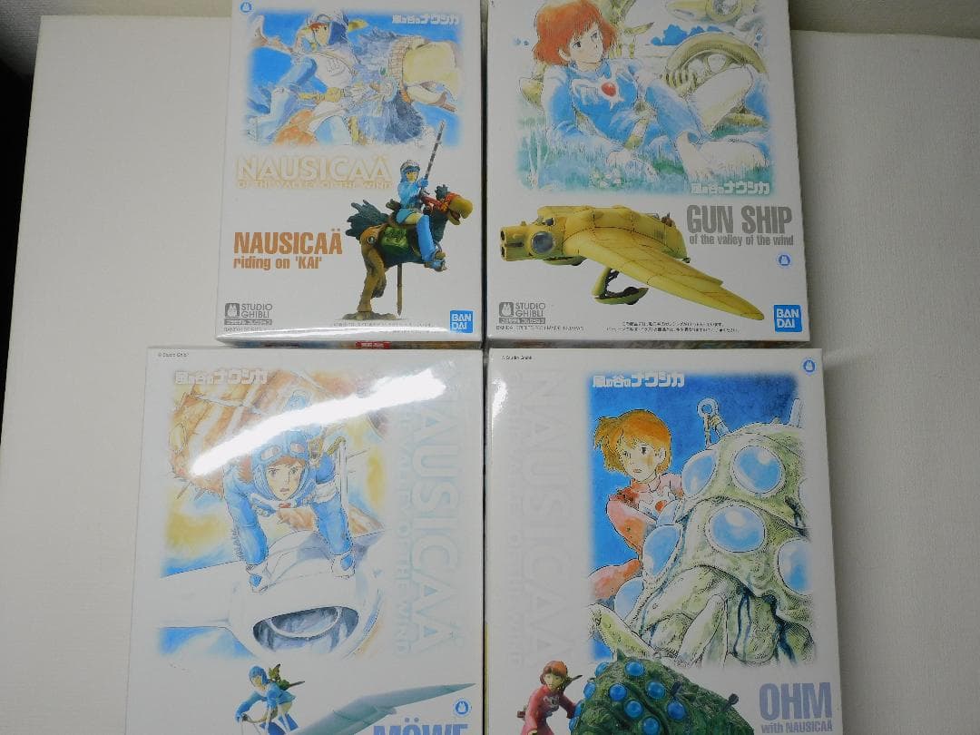新品）ジブリ　風の谷のナウシカ 模型4点セット　BANDAI　2004年製