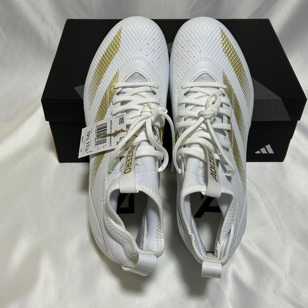 Adizero Impact Cleats　WHT/GLD　28.5㎝　Y