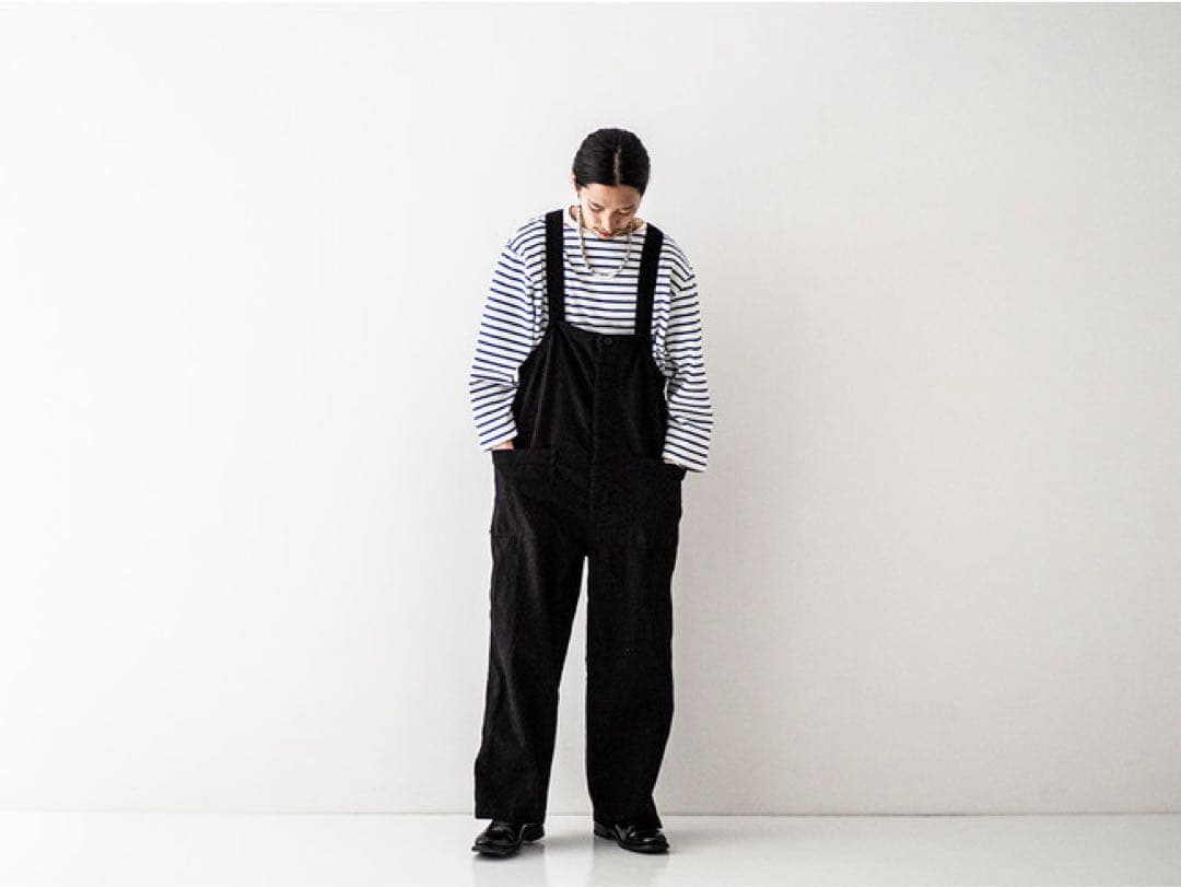 nestlobe CONFECT カポックデッキトラウザーズ　オーバーオール