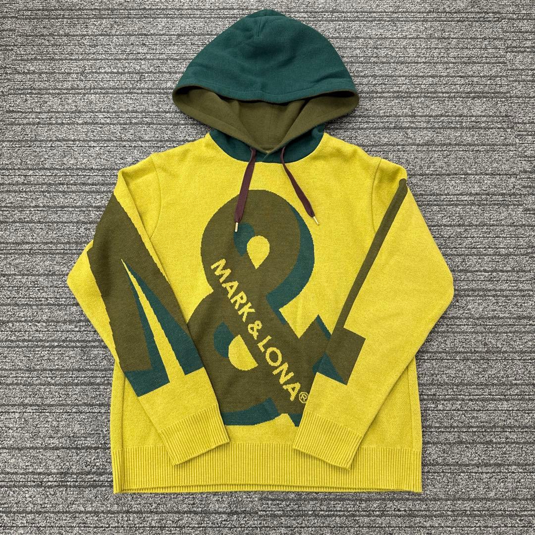 マークアンドロナ　セーター　パーカー　黄色