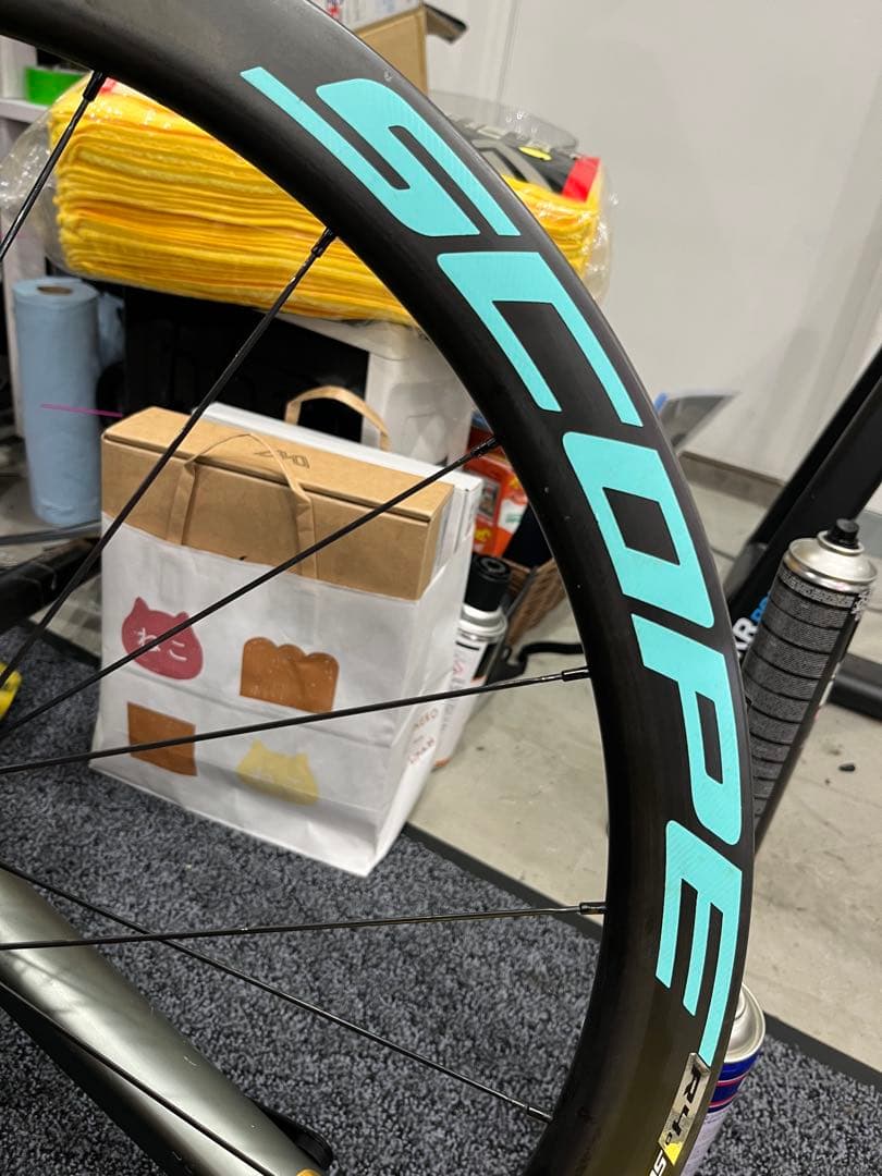 【再値下げ】SCOPE R4Dカーボンホイール前後輪【カスタムデカール】送料無料