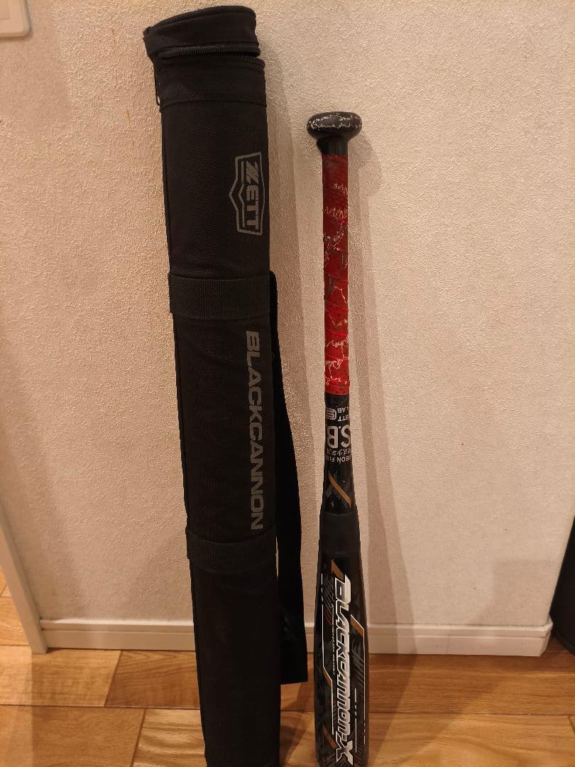 ZETT BLACK CANNON 軟式バットとバットケース