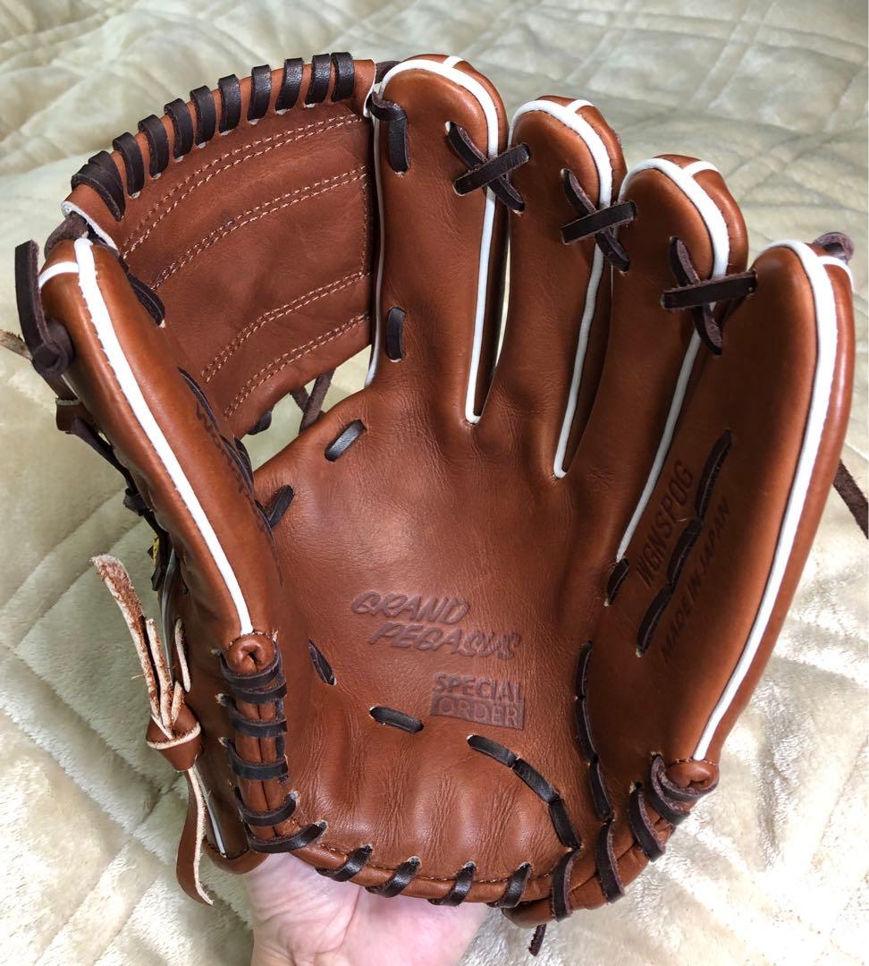 ワールドペガサス グランドペガサス オーダーグラブ 型付け済み 軟式