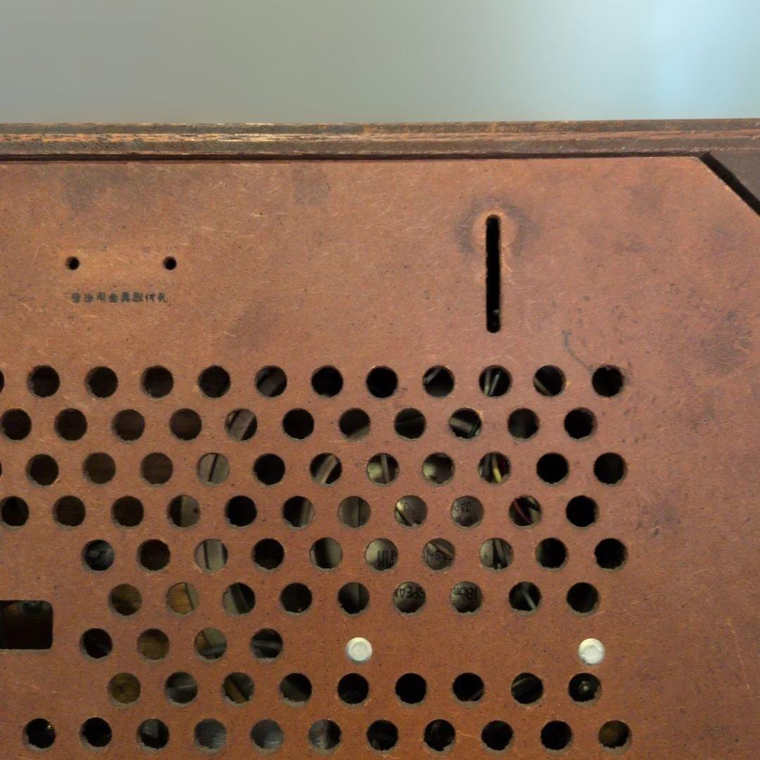 FMの聴ける真空管ラジオ ナショナルパナソニックRE-760 ジャンク