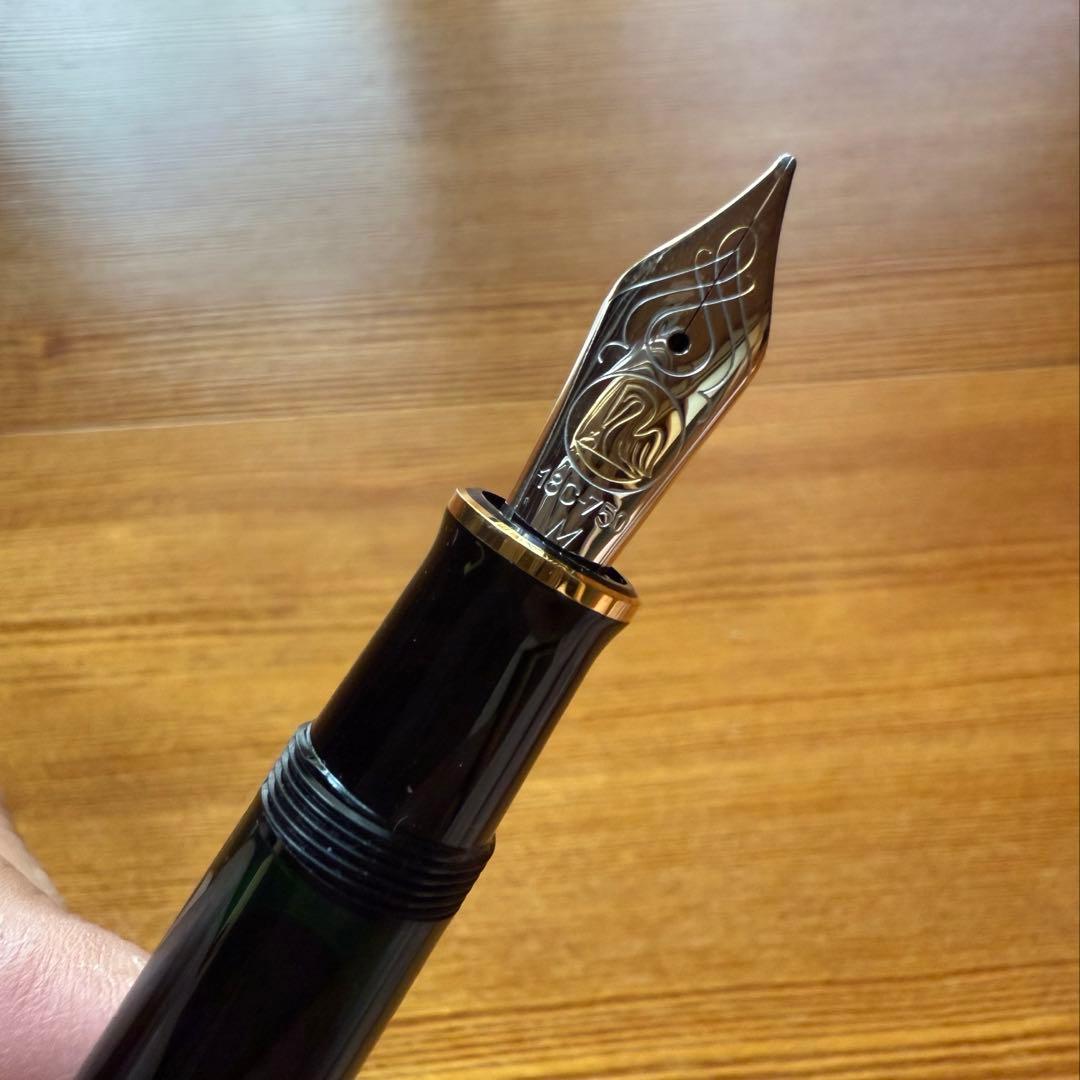 ペリカンスーべレーンM800・中字M・黒・未使用に近い・美品