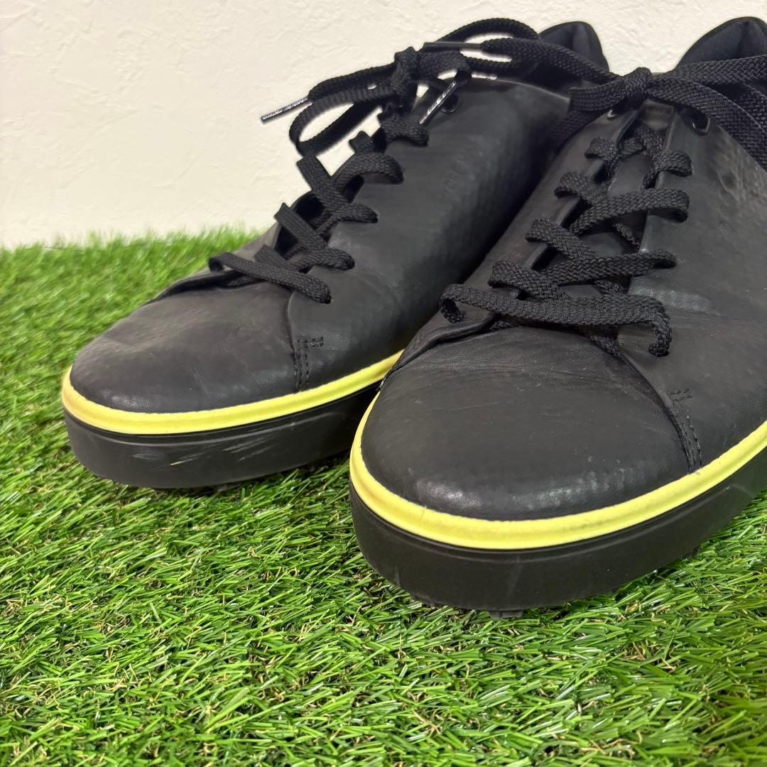 【ECCO GOLF】スパイクレスゴルフシューズ　ブラック　FLUIDFORM