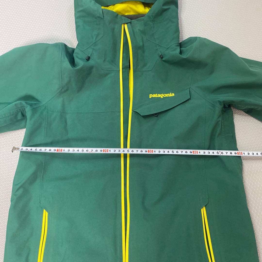 patagonia パウダーボウル　ゴアテックス　緑/黄色