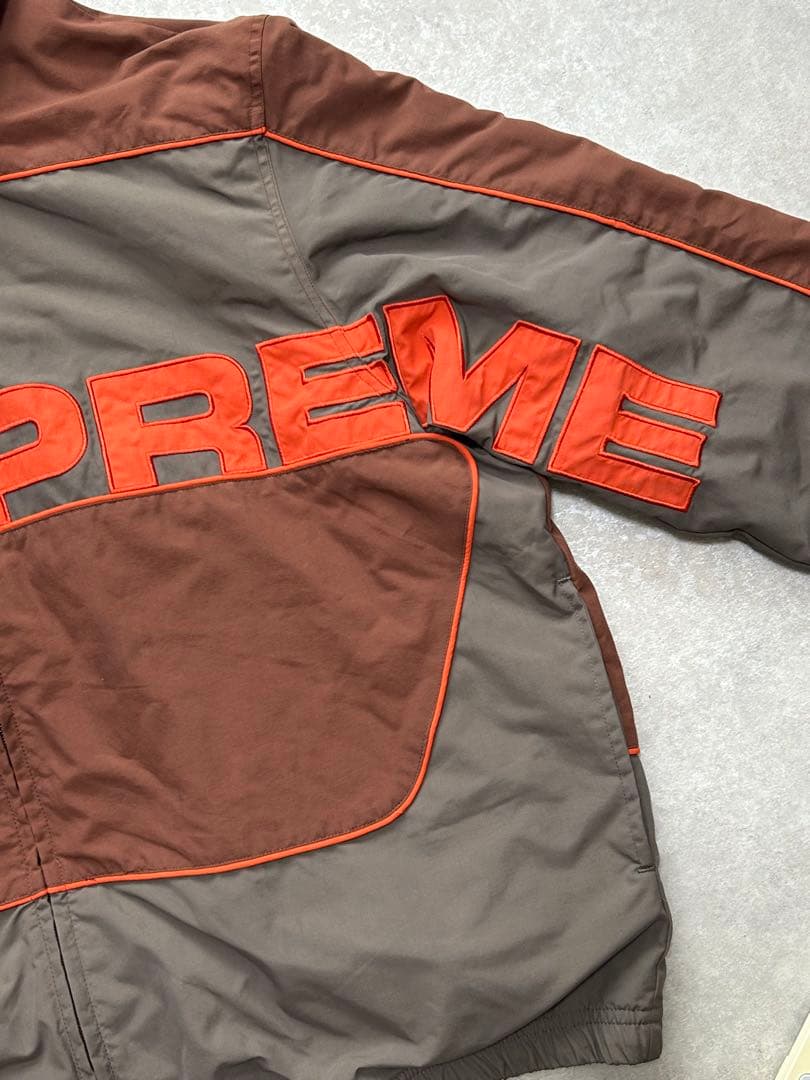 美品 SUPREME S Paneled Track Jacket L