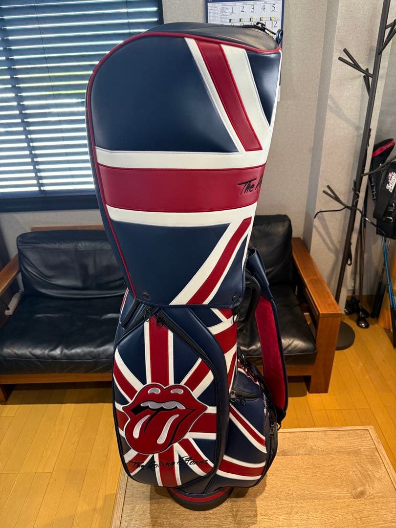 【超美品】ローリングストーンズ キャディバッグ ユニオンジャック　ツアー