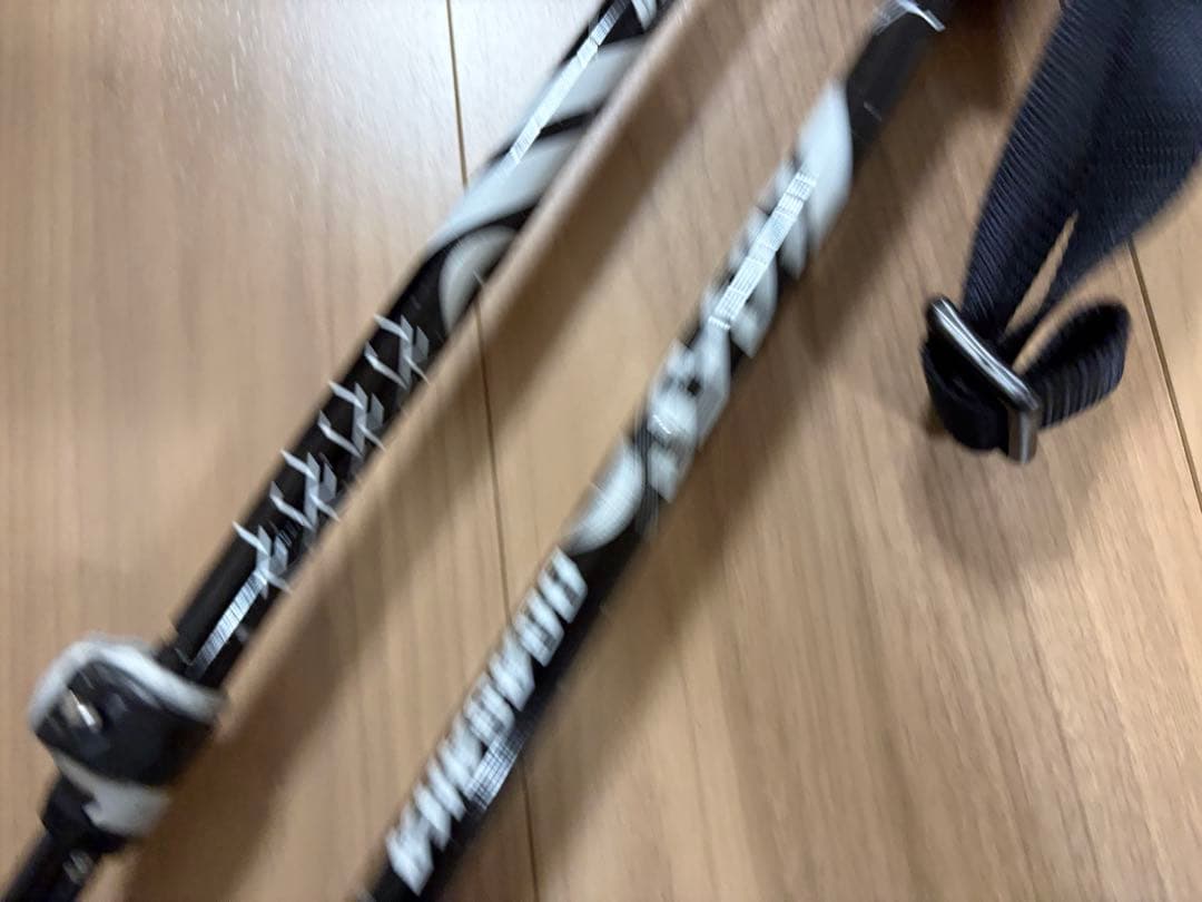 ★美品★お洒落　オガサカ スキーストック 収縮ポール　調整可能　デモ技術選