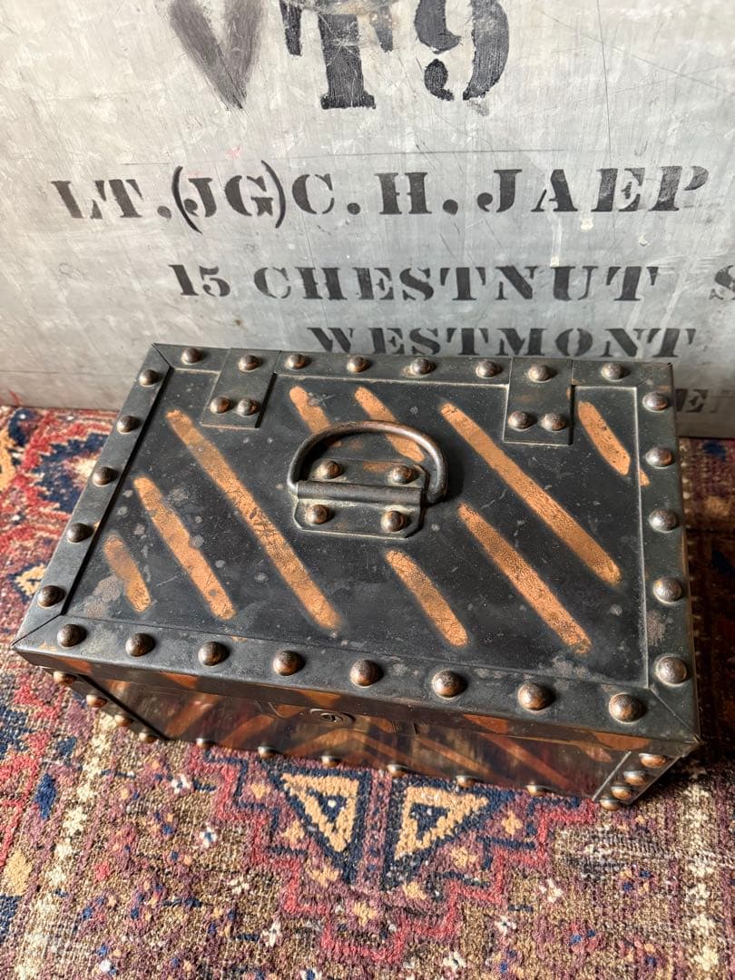 アンティーク雑貨 ERIE ART L CO JAPANNED BOX