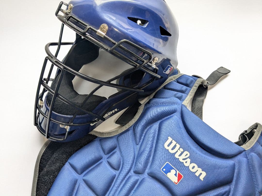 U.S. Wilson キャッチャー防具セット、キャスター付き防具バッグ付き