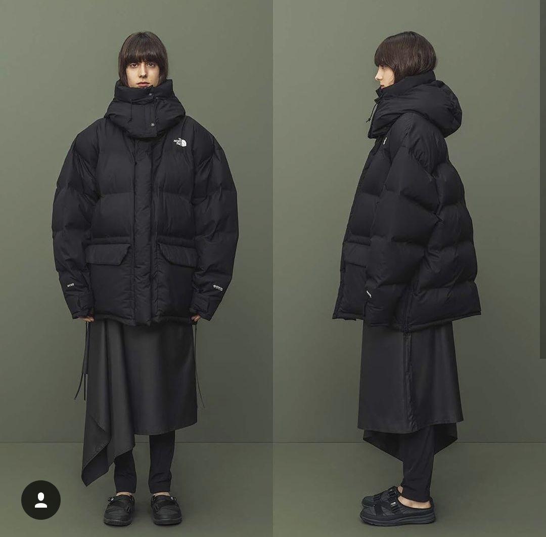 THE NORTH FACE × HIKE S 黒 WS BIG DOWN