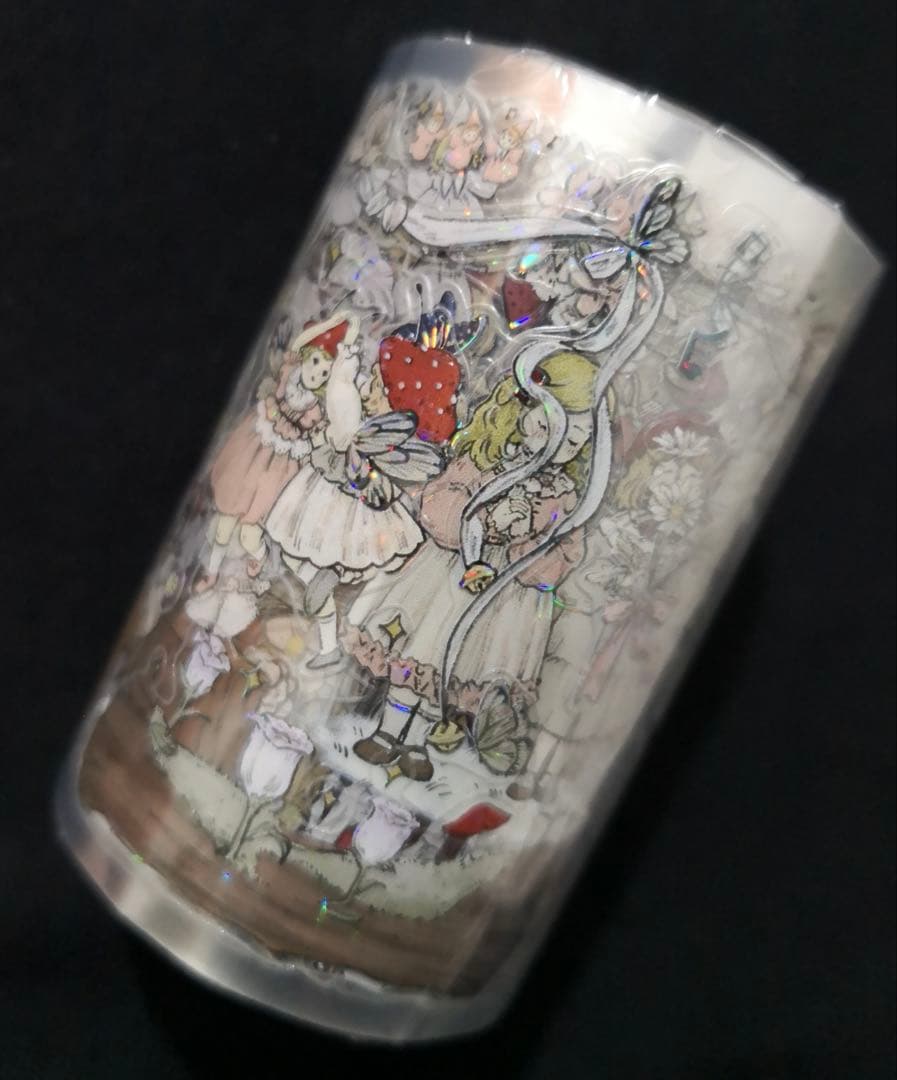 【8699】海外　マステ　5m巻売り　貝殻光カッティングテディベア　女の子　音楽