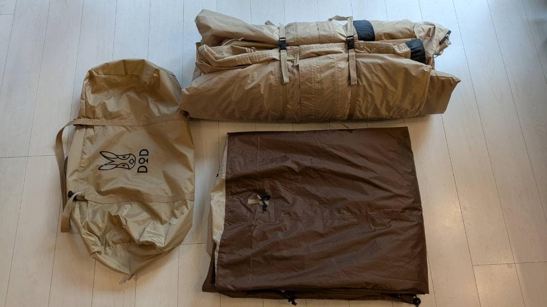 【❤miruたんmama❤ 】DOD カマボコテント 3M＋マットシート