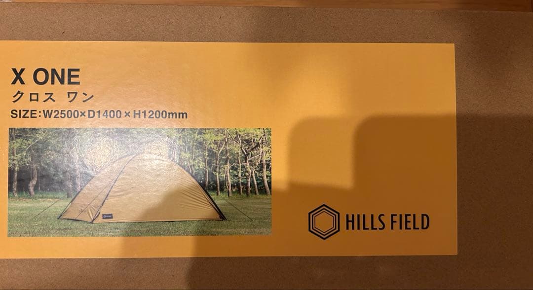 新品 HILLSFIELD ソロテント X ONE クロスワン ヒルズフィールド