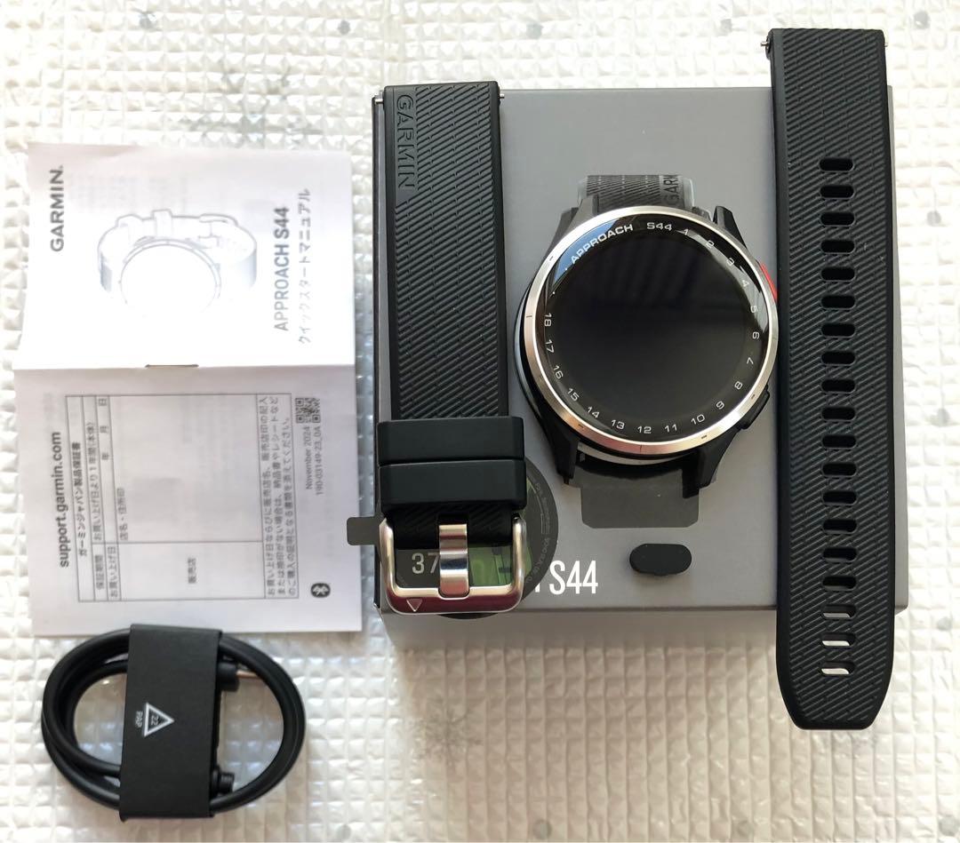 【超美品】GARMIN Approach S44 ゴルフGPSナビ ブラック