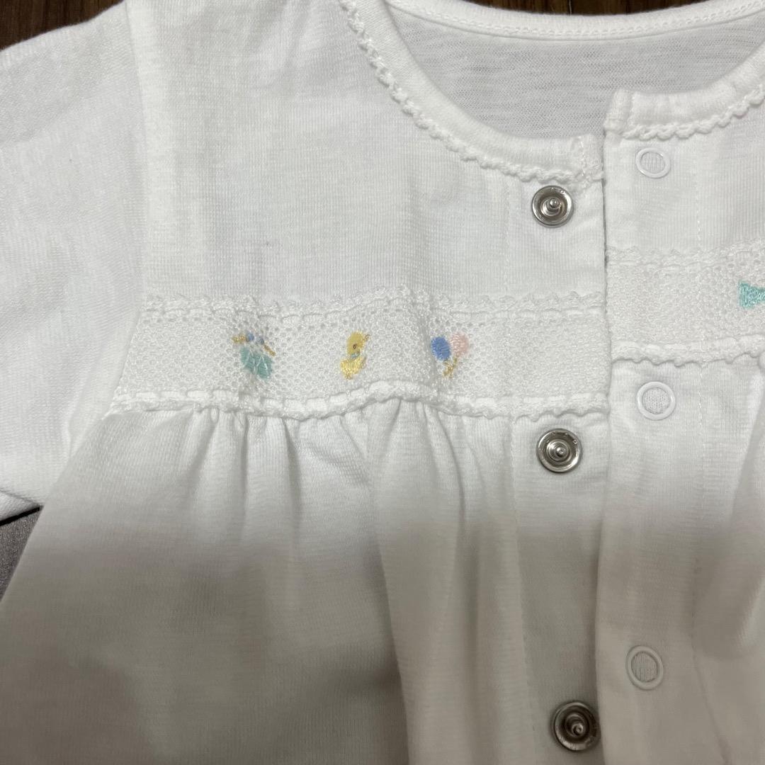 【人気】ファミリア　ベビードレス　セレモニードレス　帽子&2wayオール付き