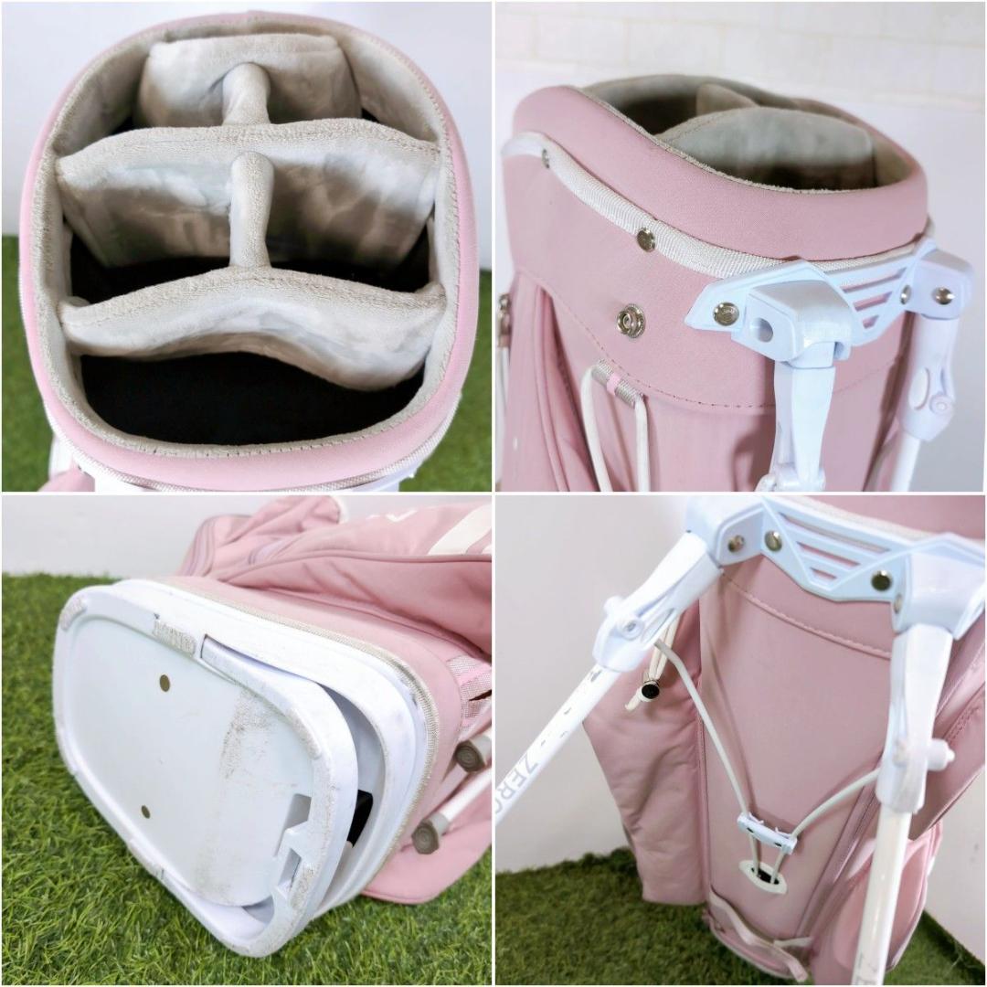 ZERO HALLIBURTON ゼロハリバートン ゴルフキャディバッグ ピンク