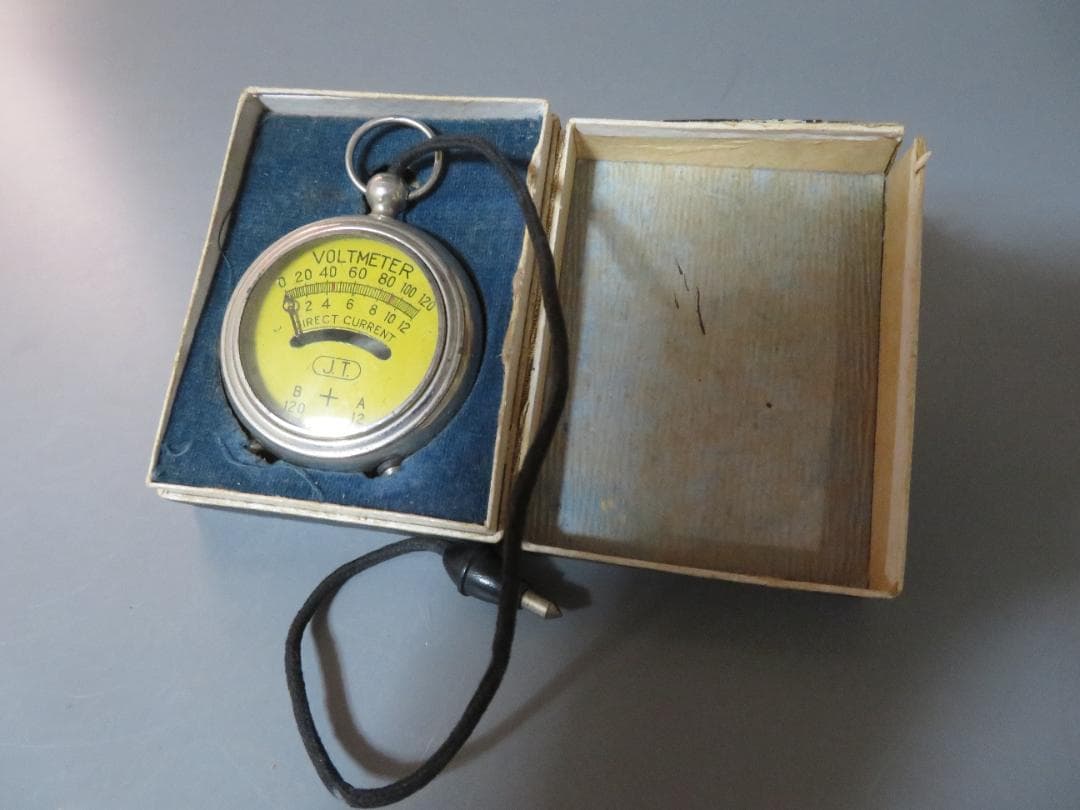 ◆245◆【レア】Vintage volt meter ボルトメータ－ ラジオ