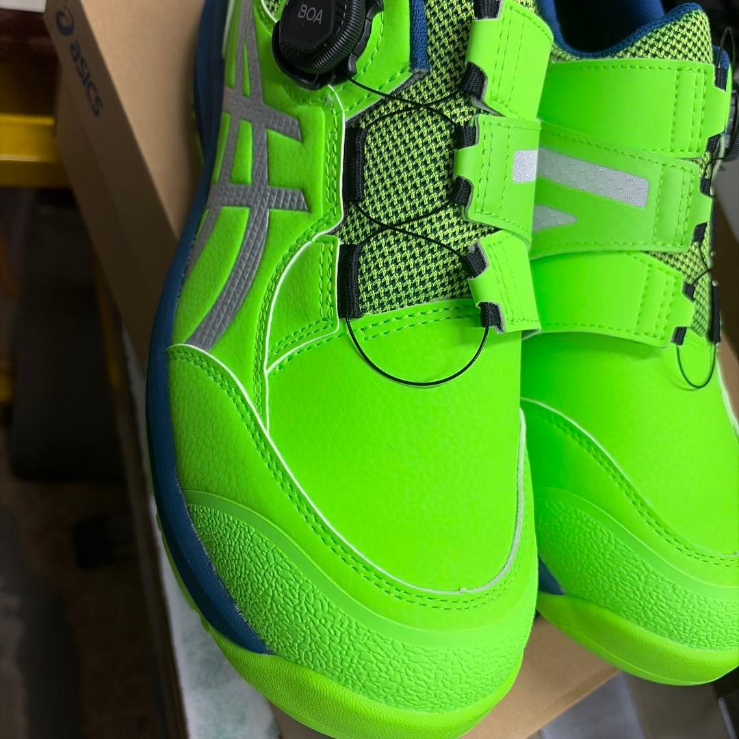 ASICS アシックス 限定品 CP309 BOA 24.5cm 蛍光グリーン