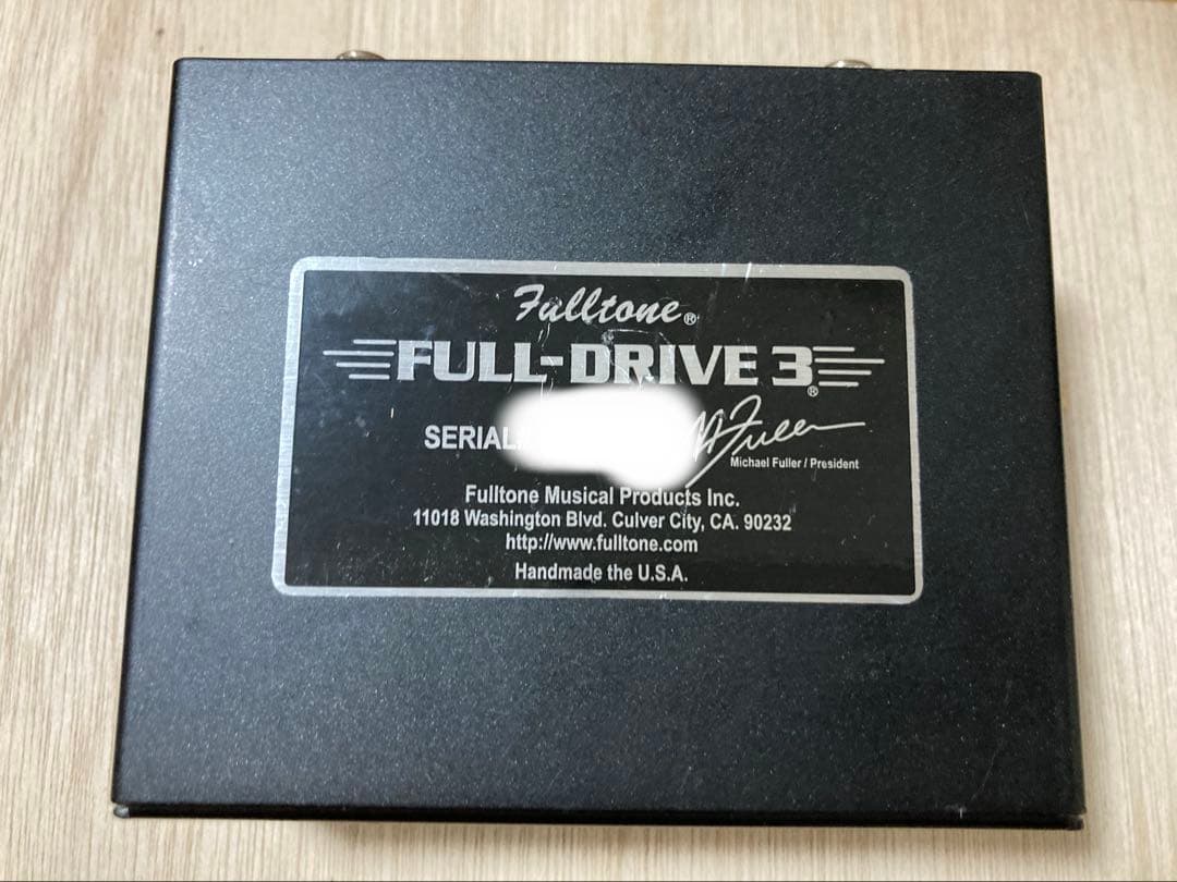 ギター Fulltone FULL-DRIVE 3 fulldrive 3