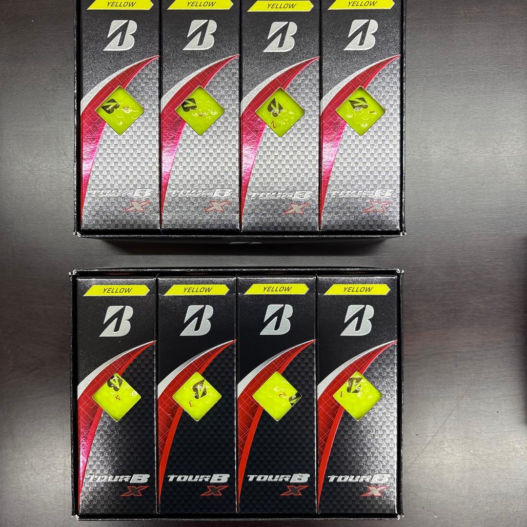 ブリヂストン TOUR B Xイエロー ゴルフボール2ダース