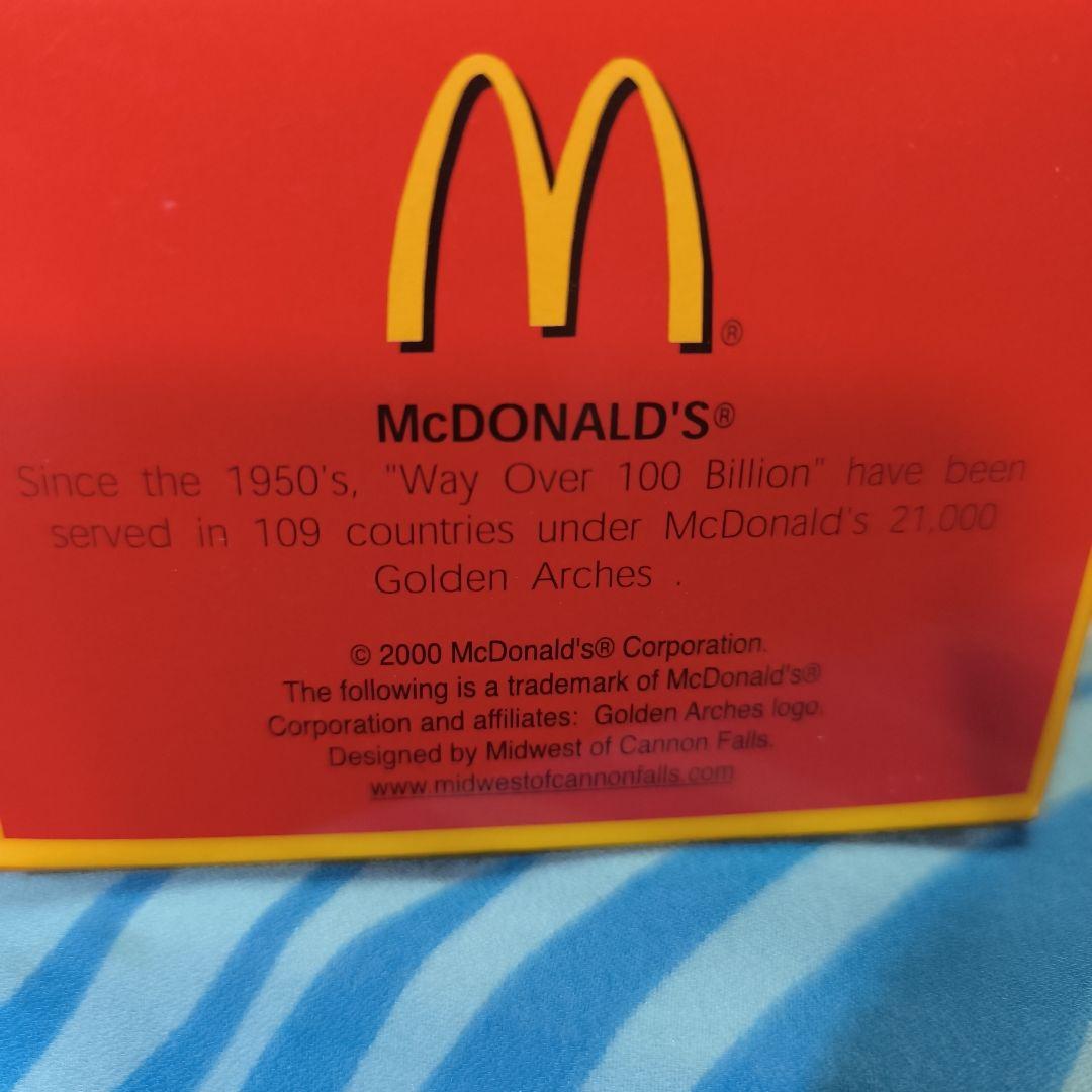 マクドナルド ロナルド・マクドナルド フィギュア 限定版ヒンジボックス
