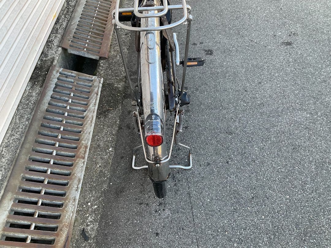 パナソニック最新機種電動アシスト自転車viviDX26インチグレー系ボディー