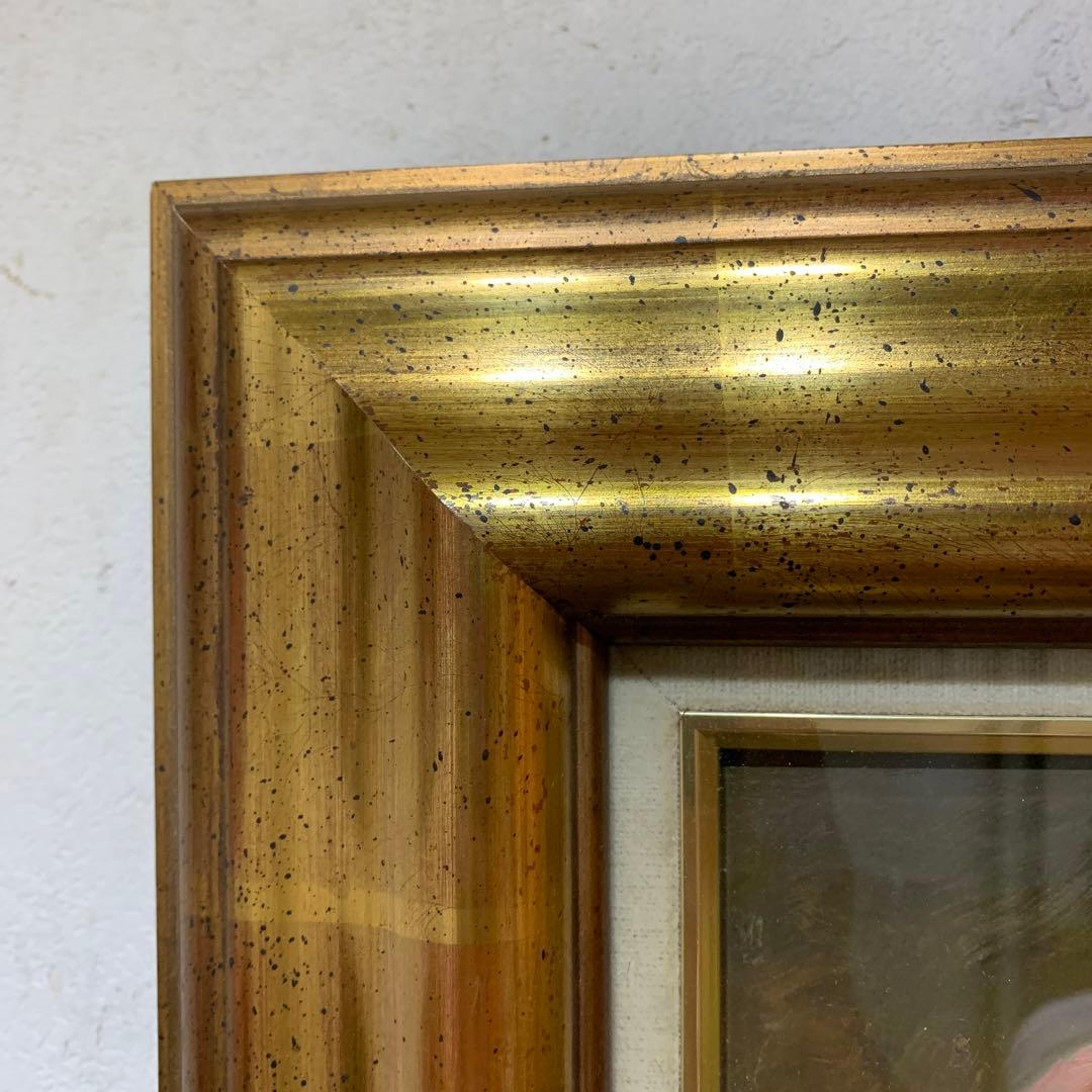 絵画　油彩肉筆画　小磯良平『桃』静物画　さし箱有り