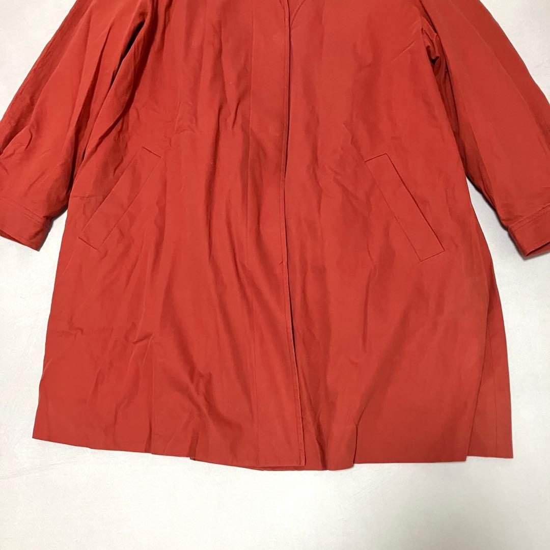 XL ライナー　バーバリーズ　ステンカラーコート　フード　ノバチェック　赤